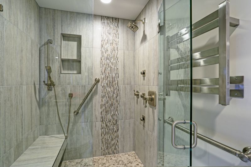 Sleek Walk-In Shower